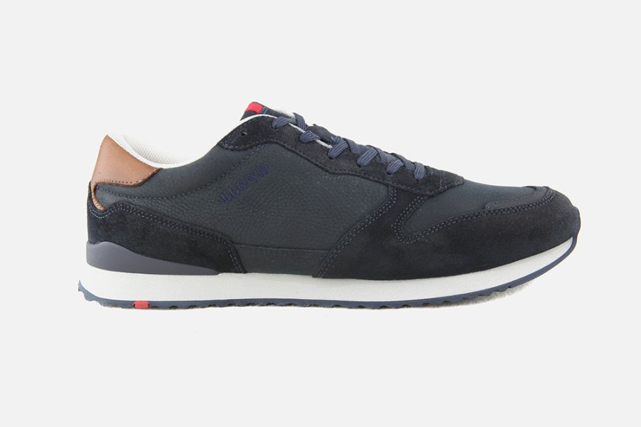 Men LLOYD | Lloyd - Edmond Navy Sneakers On Labotte