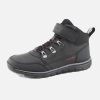 Boys Geox | Geox - Xunday All Black Velcro Shoes On Labotte