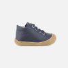 Girls Naturino | Naturino - Cocoon Deep Blue Lace-Up Boots On Labotte