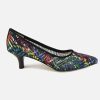 Women Brunate | Brunate - Bruyere Noir Multi Pumps On Labotte