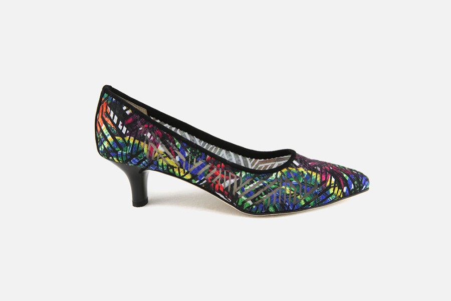 Women Brunate | Brunate - Bruyere Noir Multi Pumps On Labotte