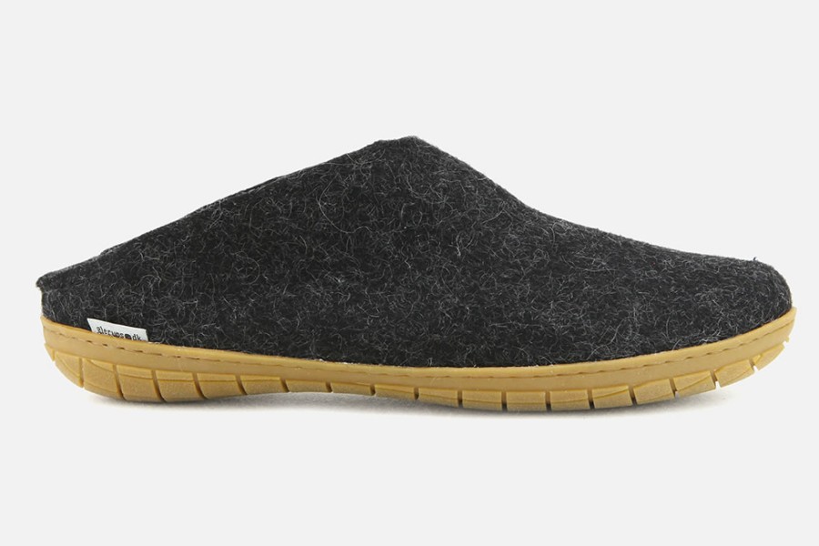 Men Glerups | Glerups - Gummi Gris Low Slippers On Labotte