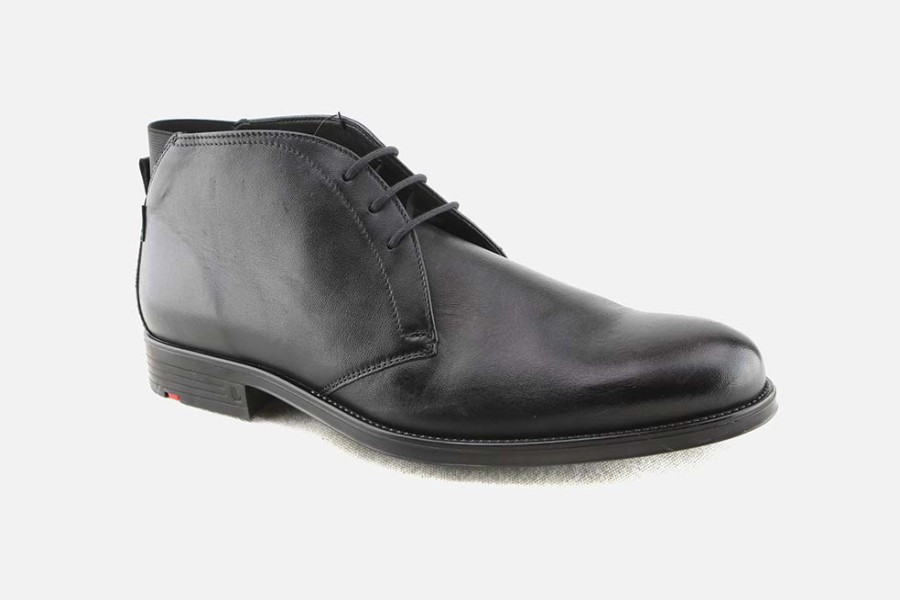 Men LLOYD | Lloyd - Vane Noir Gtx Lace-Up Boots On Labotte