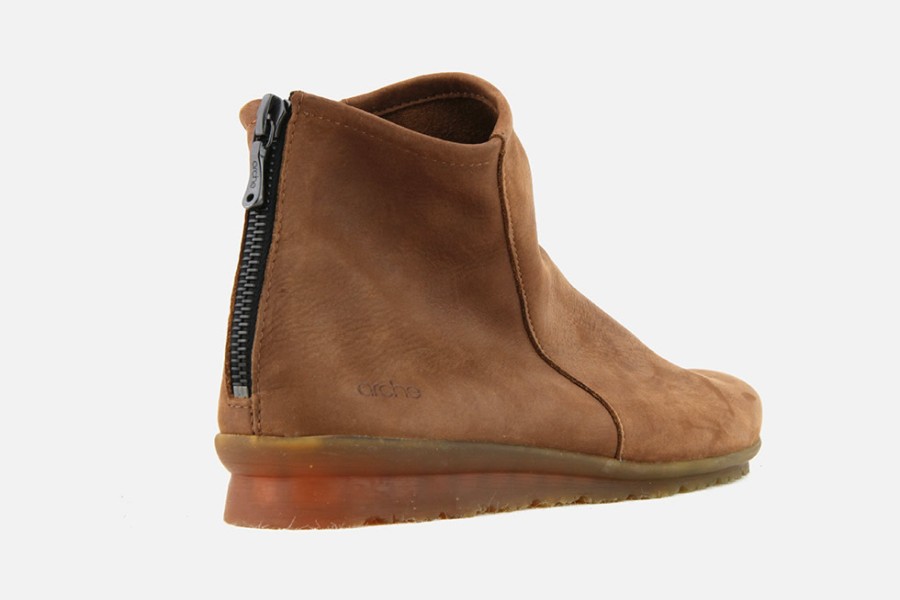 Women Arche | Arche - Baryky Havane Ankle Boots On Labotte