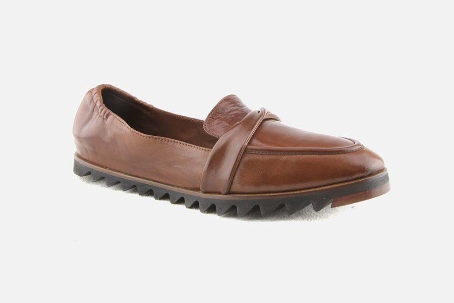 Women Lorenzo Masiero | Lorenzo Masiero - Lanester Marron Loafers On Labotte
