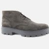Men Tod's | Tod'S - Tods Chukka 08 Daim Marron Lace-Up Boots On Labotte