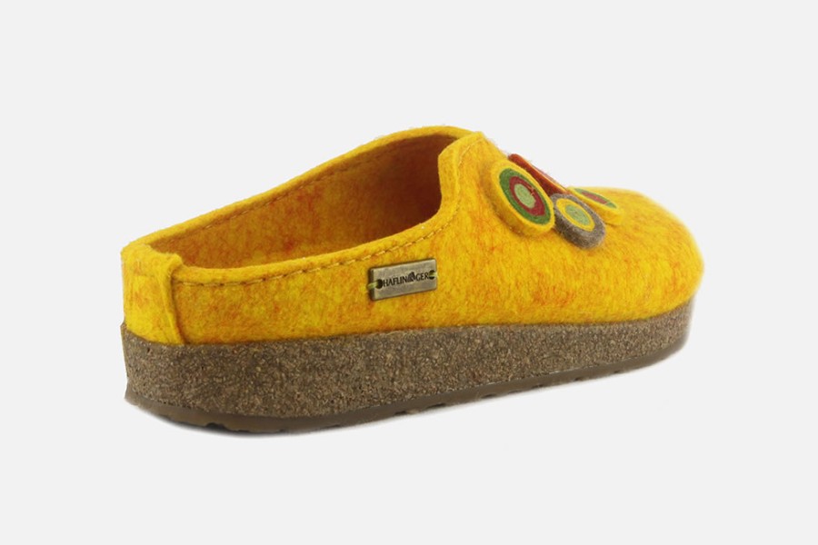 Women Haflinger | Haflinger - Patchou Safran Clogs On Labotte