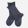 Girls Falke | Falke - Shiny Marine Socks On Labotte