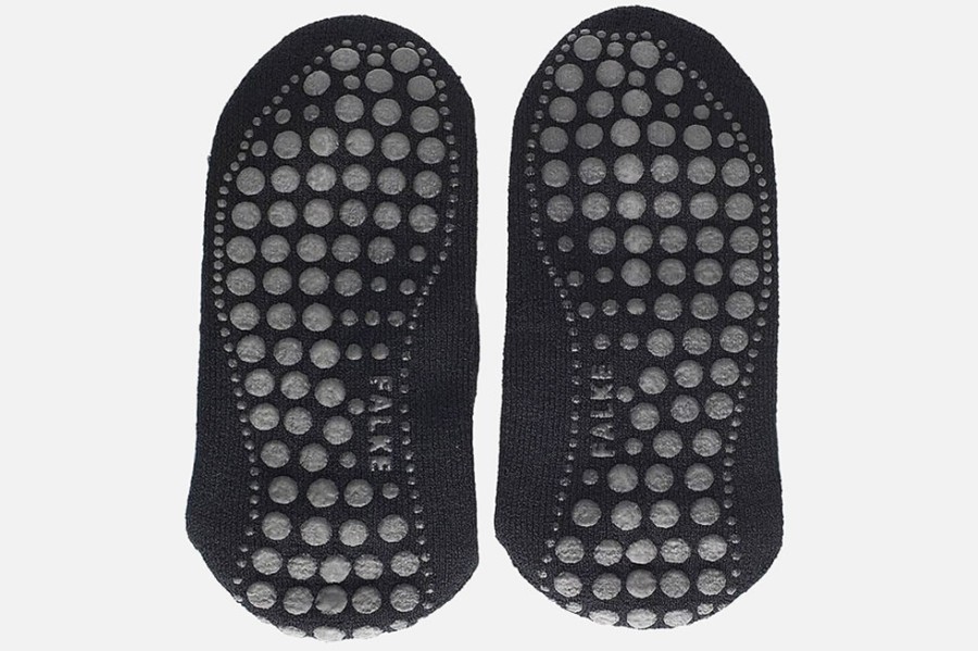 Women Falke | Falke - Homepads Black Slippers-Socks On Labotte