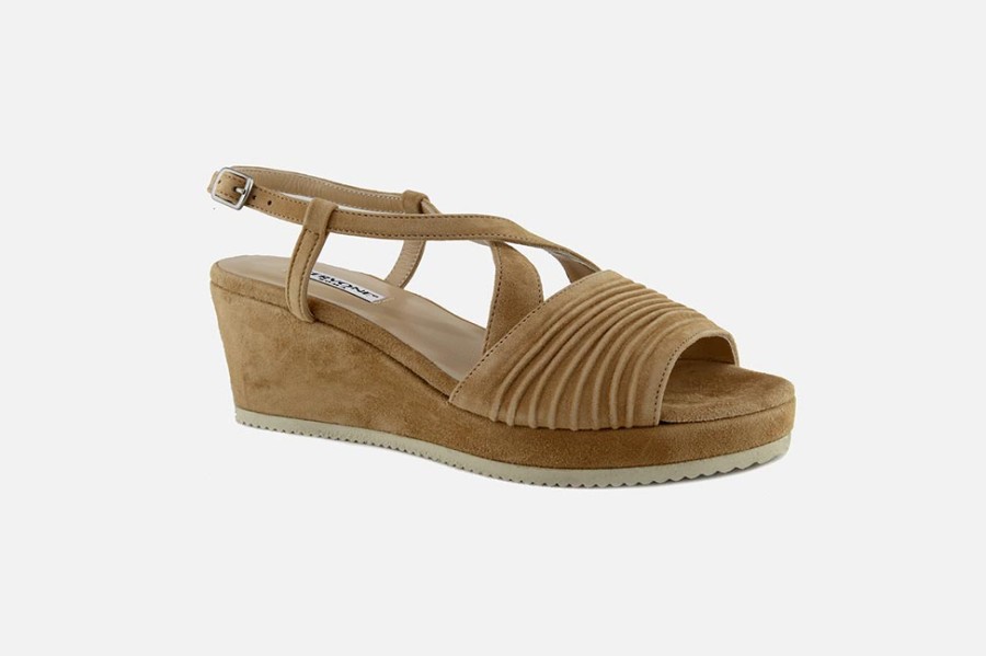 Women Cervone | Cervone - Carrare Wood Sandals On Labotte