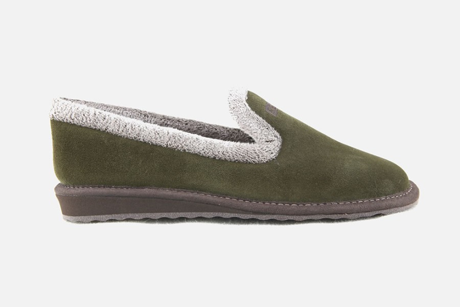 Women Nordikas | Nordikas - Fjord Olive Low Slippers On Labotte