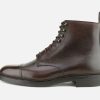 Men Crockett & Jones | Crockett & Jones - Coniston Dark Brown Lace-Up Boots On Labotte