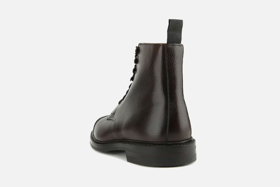 Men Crockett & Jones | Crockett & Jones - Coniston Dark Brown Lace-Up Boots On Labotte