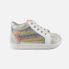 Girls Shoo Pom | Shoo Pom - Bouba Connect Multi Platine Lace-Up Boots On Labotte