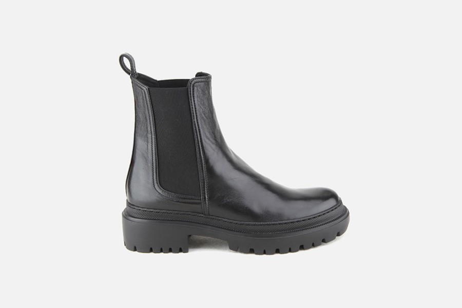 Women Lorenzo Masiero | Lorenzo Masiero - Lindsay Noir Ankle Boots On Labotte