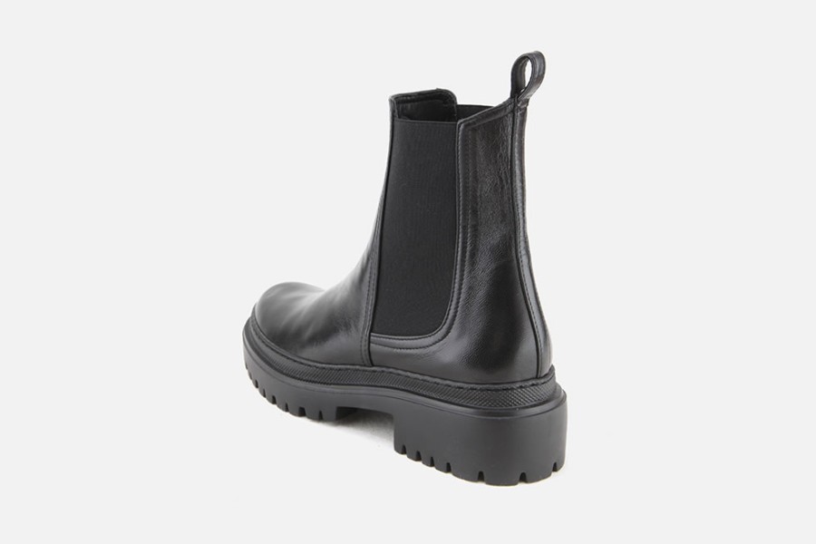 Women Lorenzo Masiero | Lorenzo Masiero - Lindsay Noir Ankle Boots On Labotte