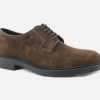 Men Fratelli Rossetti | Fratelli Rossetti - Rupert Daim Marron Derbies On Labotte
