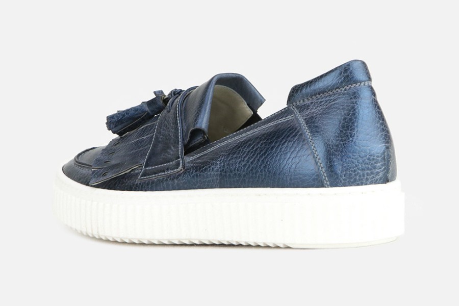 Women DLSport | Dlsport - Dynamic Bleu Loafers On Labotte
