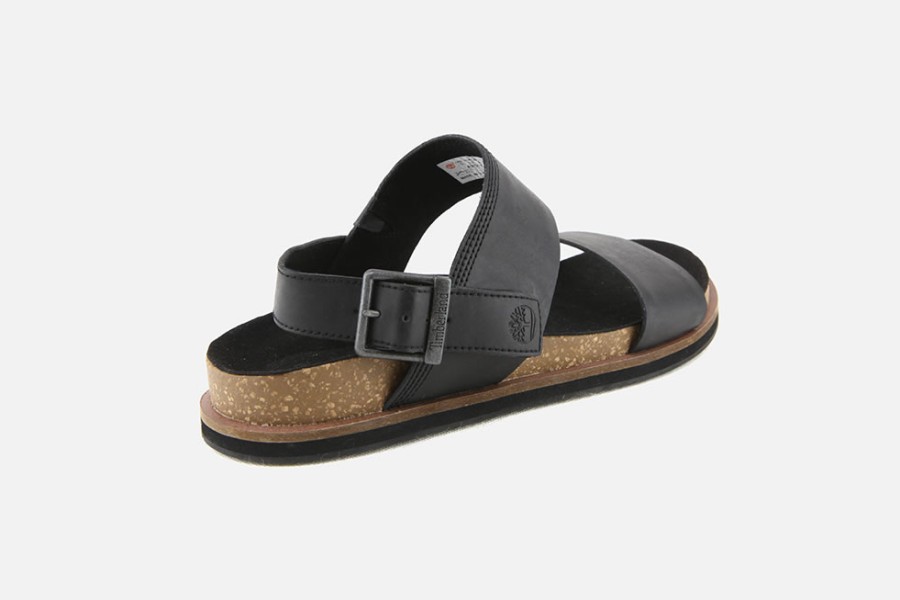 Men Timberland | Timberland - Amalfi Vibes Sandal Black Sandals On Labotte