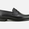 Men Crockett & Jones | Crockett & Jones - Sydney Black City Sole Loafers On Labotte