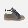 Boys Romagnoli | Romagnoli - Player Grey Blue Ice Lace-Up Boots On Labotte