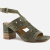 Women Alpe | Alpe - Assuna Army Sandals On Labotte