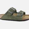 Women Birkenstock | Birkenstock - Arizona Vl Green Thyme Sandals On Labotte