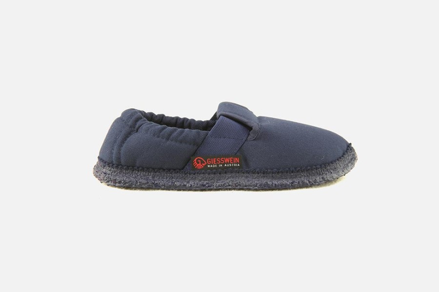 Girls Giesswein | Giesswein - Zebulon Navy Low Slippers On Labotte
