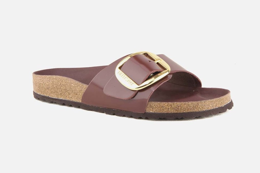 Women Birkenstock | Birkenstock - Madrid Bb Patent Chocolate Sandals On Labotte