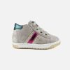 Girls Shoo Pom | Shoo Pom - Oops Duck Glitter Taupe Lace-Up Boots On Labotte