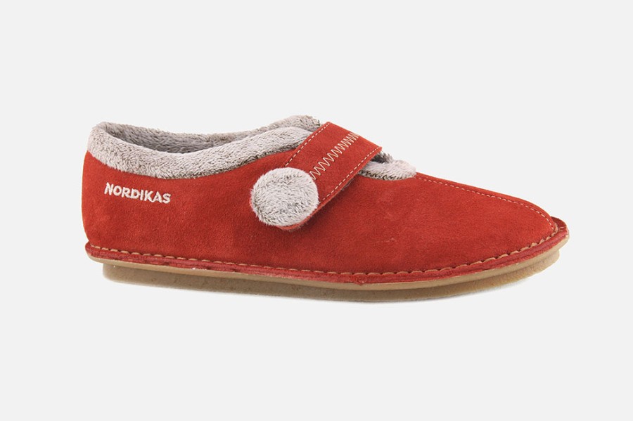 Women Nordikas | Nordikas - Nunavik Terracotta Low Slippers On Labotte
