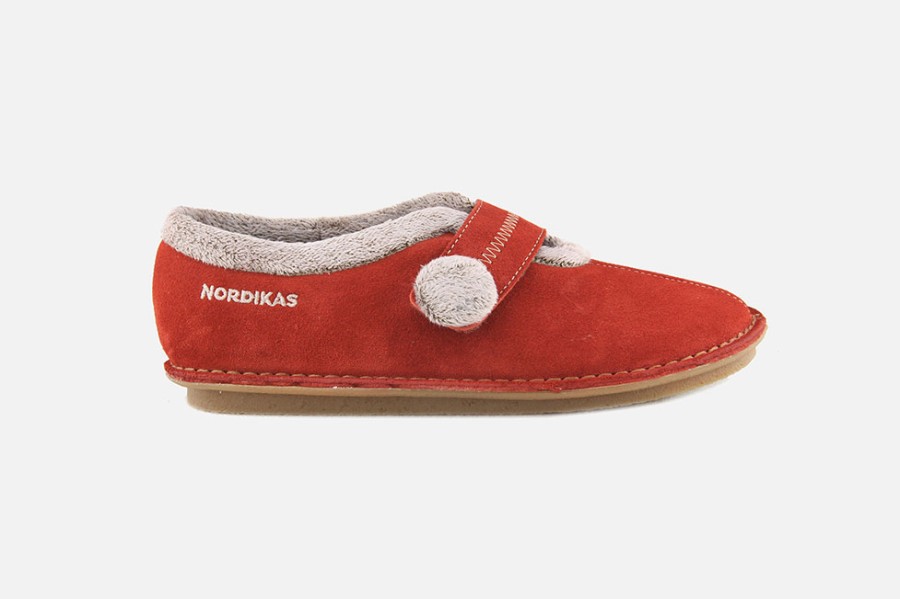 Women Nordikas | Nordikas - Nunavik Terracotta Low Slippers On Labotte