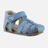 Girls Falcotto | Falcotto - Pitchoun Bleu Sandals On Labotte