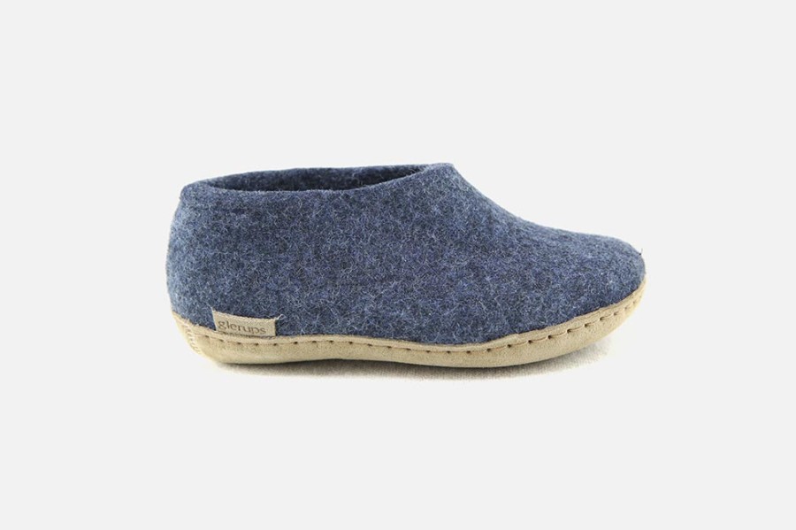Girls Glerups | Glerups - Gladinou Blue Low Slippers On Labotte