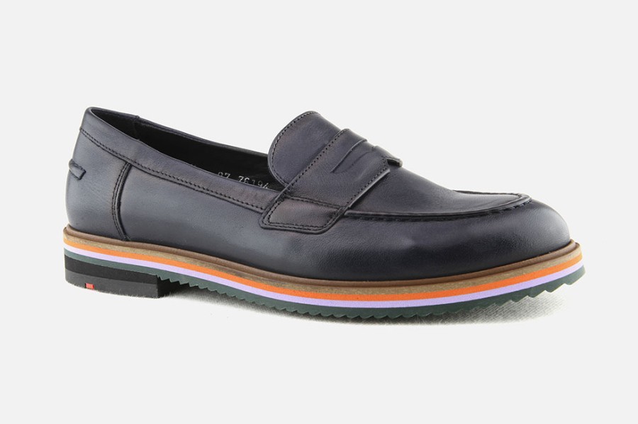 Women LLOYD | Lloyd - Gin Moc Night Loafers On Labotte