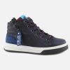 Boys Romagnoli | Romagnoli - Melvil Dark Navy Lace-Up Boots On Labotte