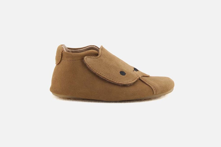 Girls Superfit | Superfit - Papageno Fun Noisette Layette Shoes On Labotte