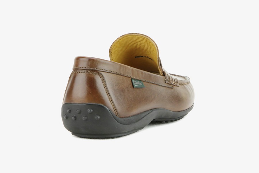Men Paraboot | Paraboot - Cabrio Gold Loafers On Labotte