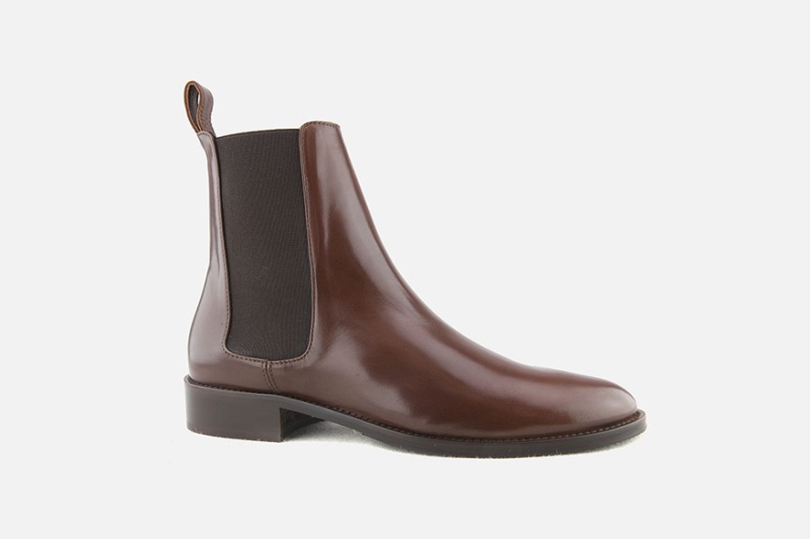 Women Lorenzo Masiero | Lorenzo Masiero - Look Chataigne Ankle Boots On Labotte