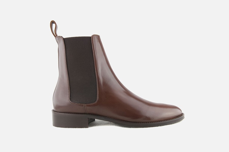 Women Lorenzo Masiero | Lorenzo Masiero - Look Chataigne Ankle Boots On Labotte