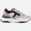 Women Tod's | Tod'S - Sportivo 45 Rose Prune Gris Sneakers On Labotte