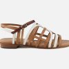 Women Artami | Artami - Ostuni Naturel Blanc Sandals On Labotte