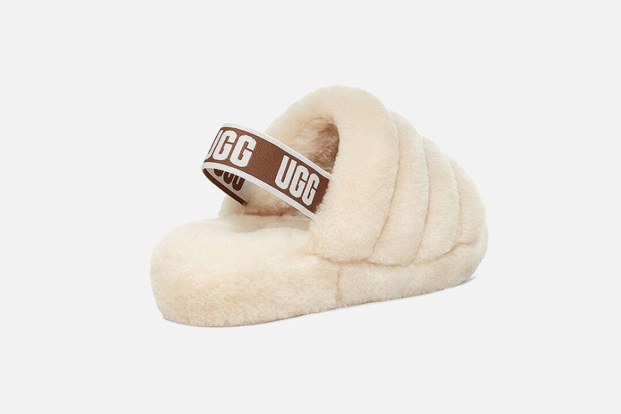 Women UGG | Ugg - Fluff Yeah Slide Natural Low Slippers On Labotte