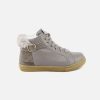 Girls Romagnoli | Romagnoli - Jerza Taupe Lace-Up Boots On Labotte