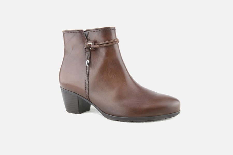 Women Gabor | Gabor - Joconda Marron Ankle Boots On Labotte