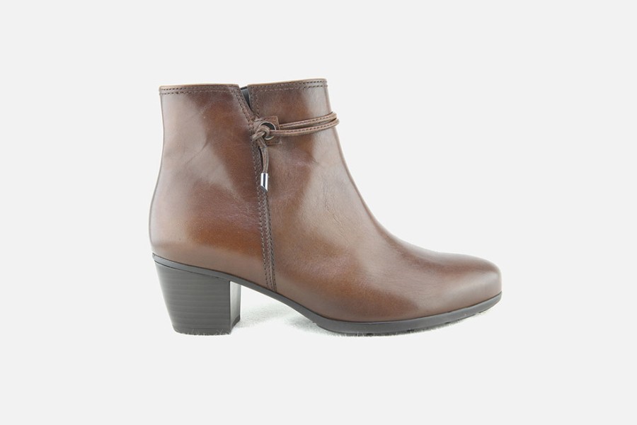 Women Gabor | Gabor - Joconda Marron Ankle Boots On Labotte