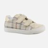 Girls Naturino | Naturino - Leo Scratch Scottish Velcro Shoes On Labotte