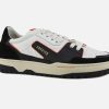 Men Barracuda | Barracuda - Barracuda Earving Black White Sneakers On Labotte