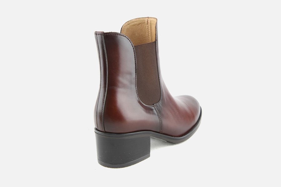 Women Gabor | Gabor - Helios Chestnut Ankle Boots On Labotte
