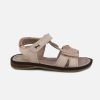 Girls Stones and Bones | Stones And Bones - Swan Nude Sandals On Labotte